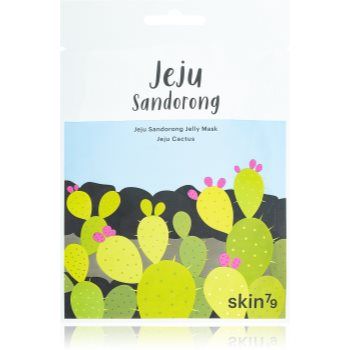 Skin79 Jeju Sandorong Jeju Cactus mască textilă nutritivă cu efect de hidratare