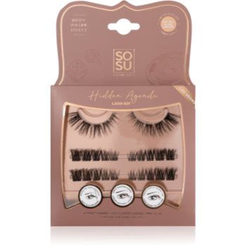 SOSU Cosmetics Hidden Agenda Lash Kit gene false