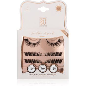 SOSU Cosmetics Hidden Agenda Lash Kit gene false
