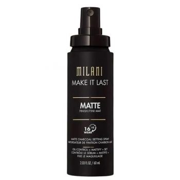 Spray Fixare - Milani Make It Last Matte Charcoal Setting Spray, 60 ml