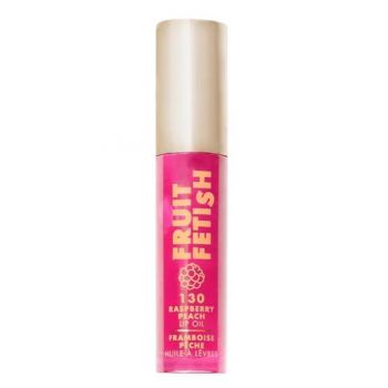 Ulei de Buze Hidratant - Milani Fruit Fetish Lip Oil, nuanta Raspberry Peach, 4 ml
