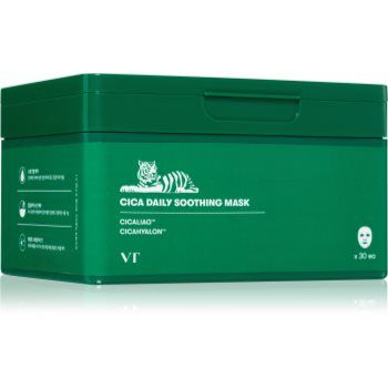 VT Cosmetic Cica Daily Soothing Mask mască facială intens hidratantă cu efect calmant
