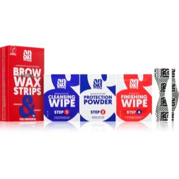 A.N.D. Beauty Wax Strips Brow benzi depilatoare cu ceara rece pentru sprâncene