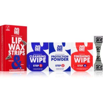 A.N.D. Beauty Wax Strips Lip benzi depilatoare cu ceară, pentru buza de sus