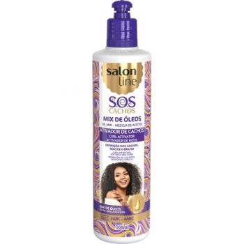 Activator pentru bucle cu mix  de uleiuri SOS, Salon Line, 300ml
