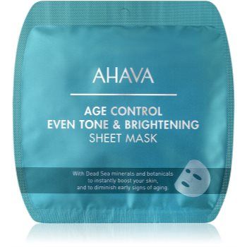 AHAVA Time To Smooth mască textilă iluminatoare antirid