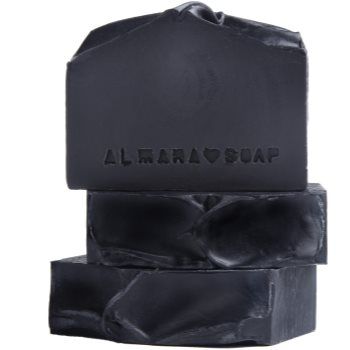 Almara Soap Natural Black As My Soul Sapun natural pentru ten gras si problematic