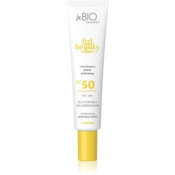 beBIO Feel Your Beauty Vibes loțiune protectoare hidratantă SPF 50