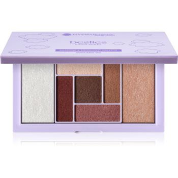 Bell Hypoallergenic Besties paletă cu farduri de ochi și iluminator