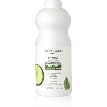 BYPHASSE Lime & Green șampon ultra-calmant pentru păr normal și uleios, scalp sensibil