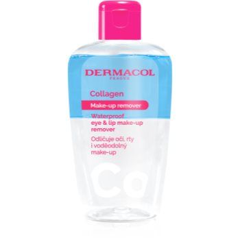 Dermacol Collagen demachiant bifazic rezistent la apa pentru buze si ochi