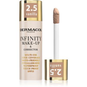Dermacol Infinity fond de ten cu acoperire ridicată SPF 15