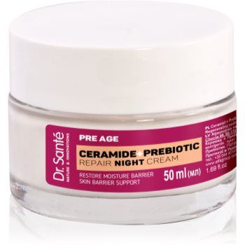 Dr. Santé Pre Age Ceramide + Prebiotic crema regeneratoare de noapte pentru ten matur