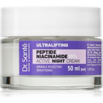 Dr. Santé Ultralifting Peptide + Niacinamide crema de noapte cu efect intensiv de lifting