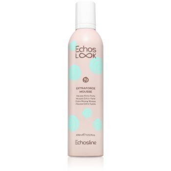 Echosline Extraforce Mousse spuma pentru un styling neted si plin de volum