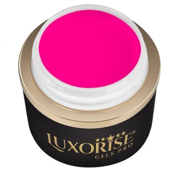 Gel UV Constructie Unghii RevoFlex Neon LUXORISE 15ml, Tropical Orange