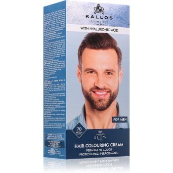 Kallos Glow Lasting Cream Colour Culoare permanenta pentru par pentru barbati