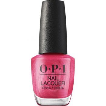 Lac de Unghii Pigmentat - OPI Nail Lacquer, Metallic Mega Mix Collection, nuanta Cyber Cherry on Top, 15 ml