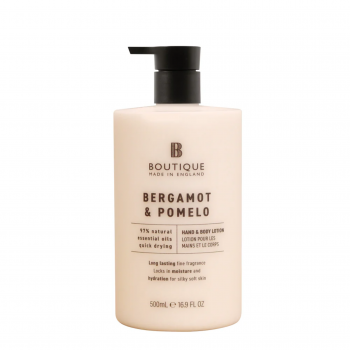 Lotiune pentru corp si maini cu parfum de bergomata & pomelo, Boutique, 500 ml