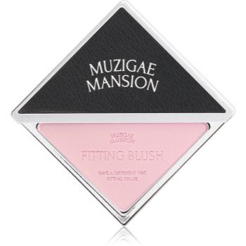 MUZIGAE MANSION Fitting Blush blush cu efect matifiant