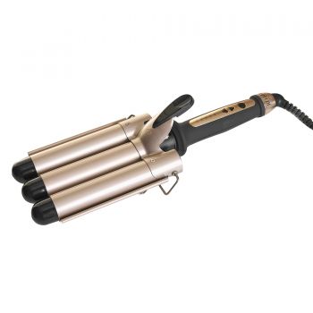 Ondulator Triplu Valuri 28MM LCG GOLD