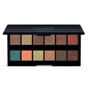 Paleta Farduri - Sleek MakeUP i-Divine Eyeshadow Palette, nuanta Grounded, 12 g