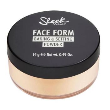 Pudra Pulbere - Sleek MakeUP Face Form Baking and Setting Powder, nuanta Light, 14 g