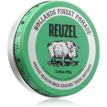 Reuzel Green Grease Medium Hold alifie pentru par