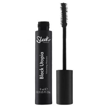 Rimel pentru Volum si Alungire - Sleek MakeUP Black Utopia Volumising Mascara, nuanta Black, 9 ml