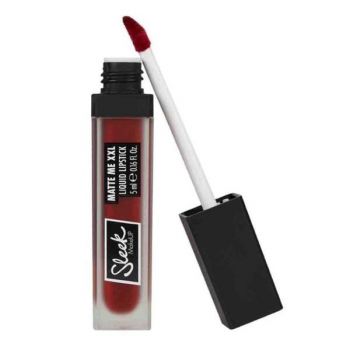 Ruj Lichid Mat - Sleek MakeUP Matte Me XXL Liquid Lipstick, nuanta Left on Red, 5 ml