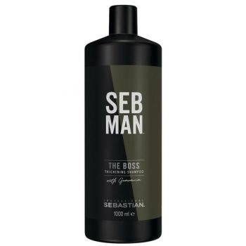 Sampon pentru Ingrosarea Firului de Par - Sebastian Professional SEB Man The Boss Thickening Shampoo, 1000 ml