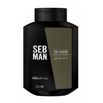 Sampon Purificator Antimatreata - Sebastian Professional SEB Man The Purist Purifying Shampoo, 250 ml