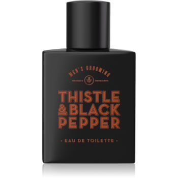 Scottish Fine Soaps Thistle & Black Pepper Eau de Toilette pentru bărbați