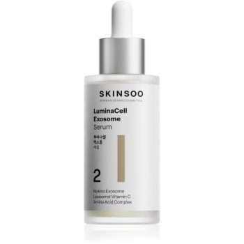 SKINSOO LuminaCell Exosome Serum ser facial cu efect iluminator