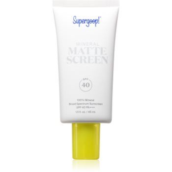 Supergoop! Mattescreen creama minerala SPF 40