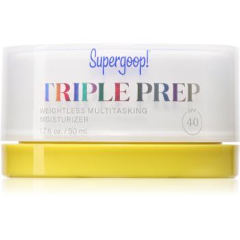 Supergoop! Triple Prep cremă hidratantă SPF 40