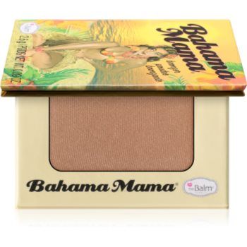 theBalm Bahama Mama Travel Size bronzer, fard de ochi si pudra pentru contur intr-unul singur