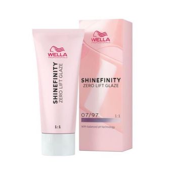 Vopsea Translucida Demipermanenta - Wella Professionals Shinefinity Zero Lift Glaze, nuanta 07/97 Mocha Beige, 60 ml