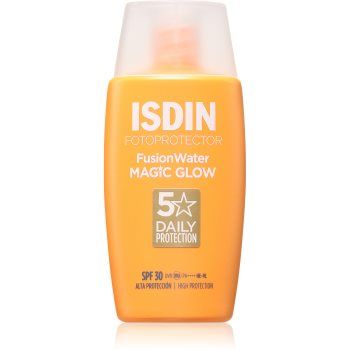 ISDIN Fotoprotector FusionWater Magic Glow cremă pentru plaja faciale