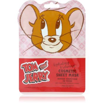 Mad Beauty Tom & Jerry Sheet Mask - Jerry mască textilă hidratantă cu acid hialuronic