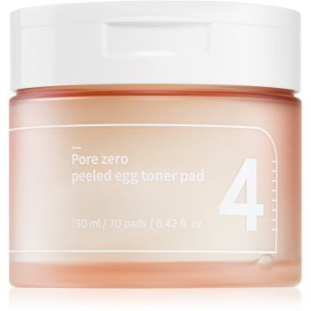 Numbuzin No. 4 Pore Zero Peeled Egg Toner Pad discuri pentru indepartarea impuritatilor pentru piele lucioasa cu pori dilatati