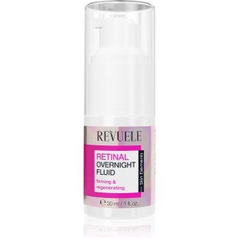 Revuele Retinal Overnight Fluid fluid pentru intinerirea pielii pentru strălucirea și netezirea pielii