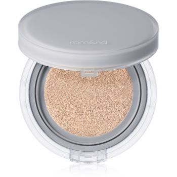 rom&nd Nu Zero Cushion fond de ten lejer, protector și matifiant, în aplicator din burete pentru o piele mai luminoasa