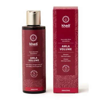 Sampon pentru Volum si Stralucire - Khadi Ayurvedic Elixir Shampoo Amla Volume, 200 ml