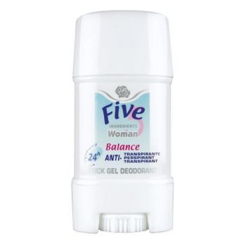 SHORT LIFE - Deodorant Stick Gel pentru Ea FIVE 5 Balance SuperFinish, 65 g