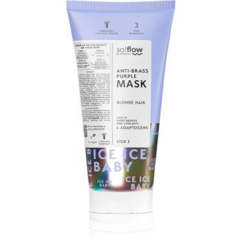 so!flow Cooling Mask Blonde Hair Masca de par neutralizeaza tonurile de galben