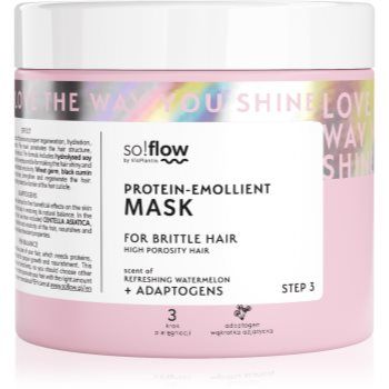 so!flow High Porosity Hair Protein-Emollient Mask mască fortifiantă petru par fragil si fara vlaga
