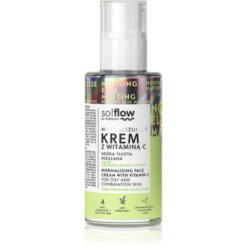 so!flow Normalizing Face Cream With Vitamin C crema de standardizare pentru ten gras cu vitamina C