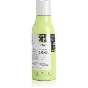 so!flow Smoothing Serum Botox Effect ser netezire pentru toate tipurile de păr