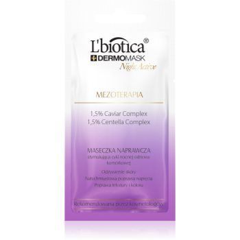 L’biotica DermoMask Night Active Masca cu efect de mezoterapie L’biotica DermoMask Night Active Masca cu efect de mezoterapie